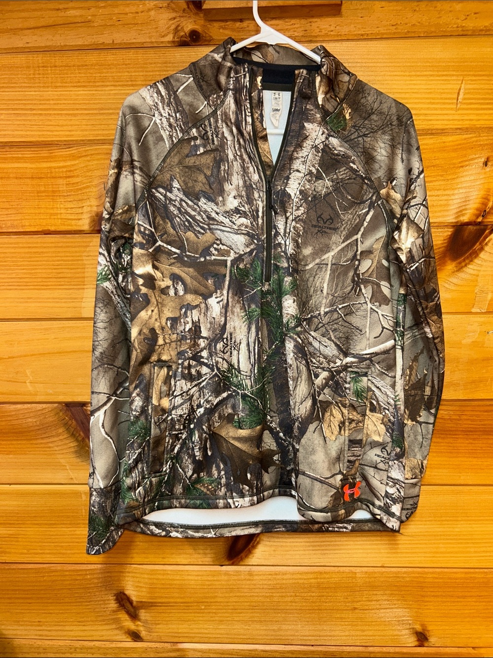 Under Armour Women’s Realtree Camo Quarter-Zip Hoodie - Brown/Green/Gray